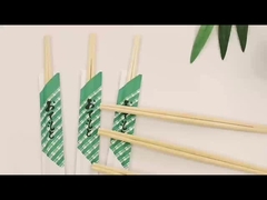 Bamboo chopsticks with double points