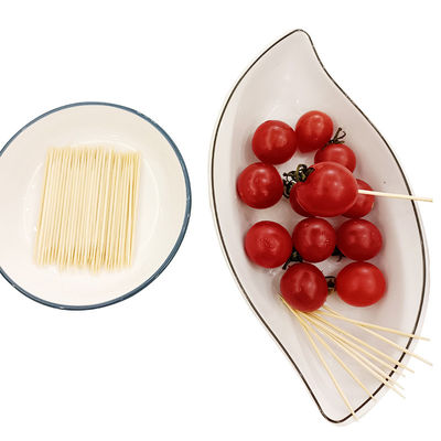 Safety Bamboo Tooth Picks Natural Color Environmentally Friendly Toothpicks Smooth Surface