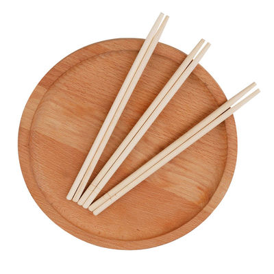 Comfortable To Grip Round Bamboo Chopsticks Water Resistant Natural Bamboo Chopsticks