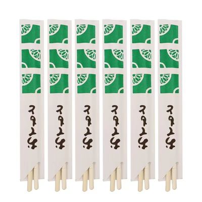 Comfortable To Grip Round Bamboo Chopsticks Water Resistant Natural Bamboo Chopsticks
