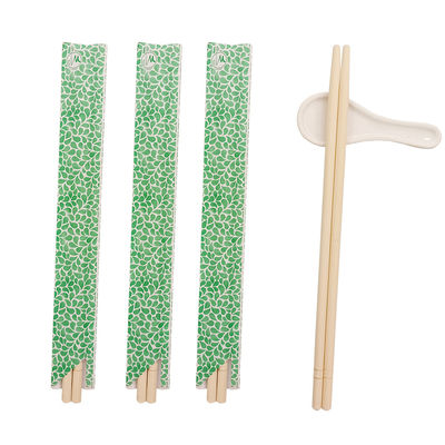 Comfortable To Grip Round Bamboo Chopsticks Water Resistant Natural Bamboo Chopsticks