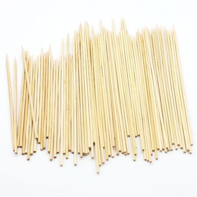Eco Friendly Long Bamboo Skewers Sustainable For BBQ 2.5 Width Asian Style