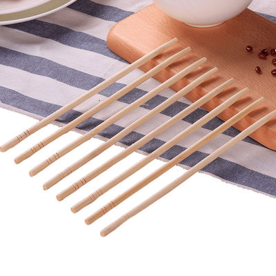 Customized Disposable Bamboo Round Sharp Chopsticks Natural Color Sustainable and Disposable