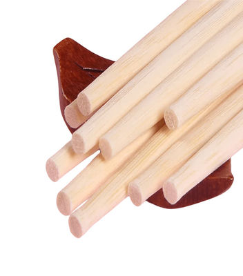 OPP Packing Bamboo Round Disposable Chopstick Custom Manufacturers Logo and Packing Workable for Household/Restaurant/Hotel