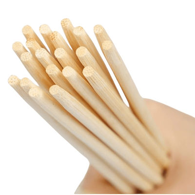 OPP Packing Bamboo Round Disposable Chopstick Custom Natural Color Material Type 100% Natural Moso Bamboo