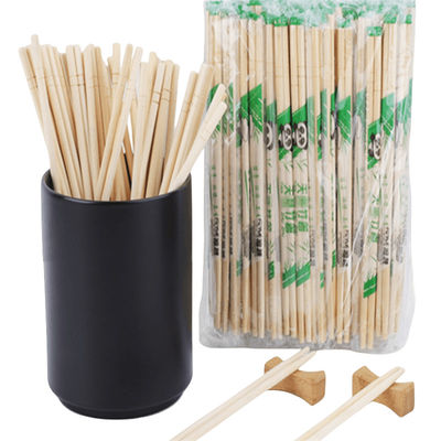 OPP Packing Bamboo Round Disposable Chopstick Custom Natural Color Material Type 100% Natural Moso Bamboo