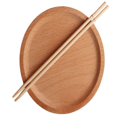Natural Color OPP Packing Bamboo Round Disposable Chopstick Custom One-off Chopsticks Eco Friendly Biodegradable