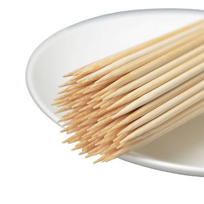 Food Grade Non Stick Bamboo Grilling Skewers Hygienic Eco Friendly Material