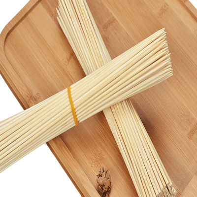 50cm Length Bamboo Skewers For Grilling Heat Resistant Moisture Proof