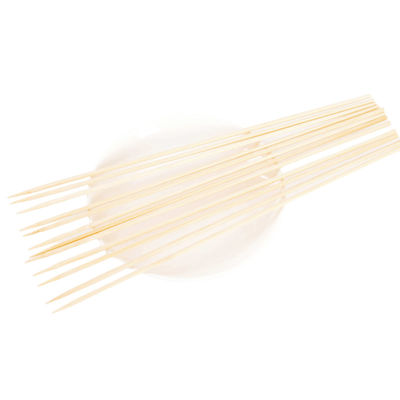 Lightweight Long Bamboo Skewers Portable Bamboo Barbeque Skewers Customizable