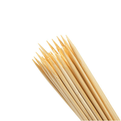 50cm Length Bamboo Skewers For Grilling Heat Resistant Moisture Proof