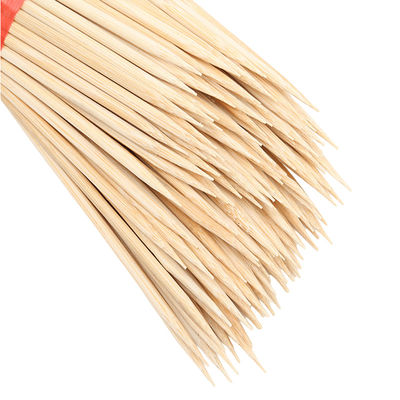 Biodegradable Bamboo Skewers Barbecue Skewer Sticks With Smooth Surface