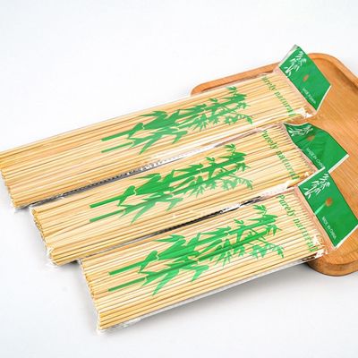 Convenient Long Bamboo Skewers Bamboo Skewers Bbq Easy To Use Safety