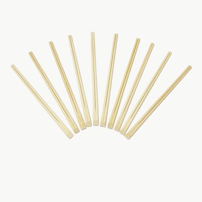 Chinese Manufacture Wholesale Disposable Bamboo Tensoge Chopsticks with Semi Sleeve Packed