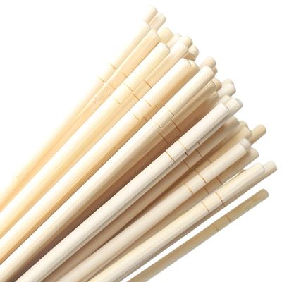 Natural 5.0mm 5.5mm 6.0mm round disposable bamboo chopsticks Chopsticks Biodegradable Disposable Chopsticks for Sushi Restaurant Camping Chinese Chopsticks Wholesale